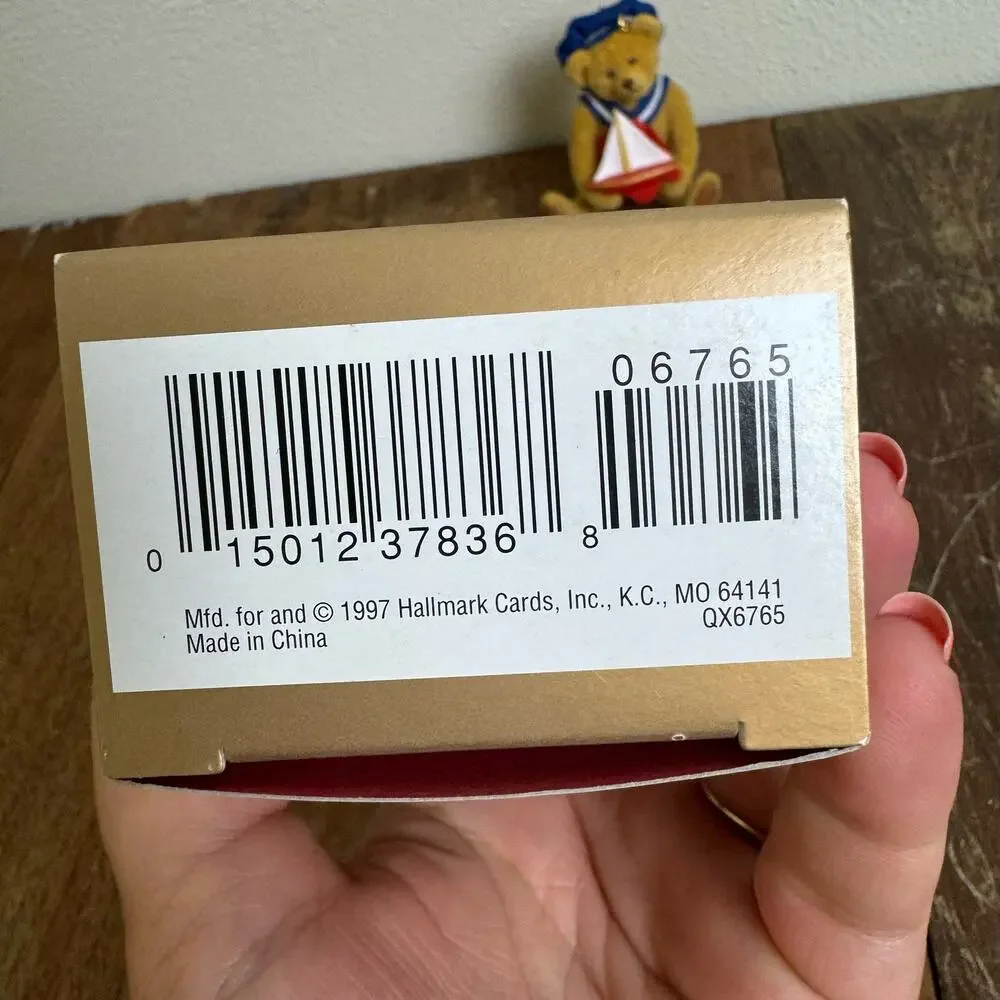 Hallmark‎ Keepsake Ornament VINTAGE NWT Sailor Bear Christmas Ornament